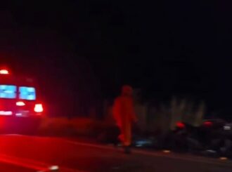 Três pessoas ficam feridas em acidente de trânsito na BR-174