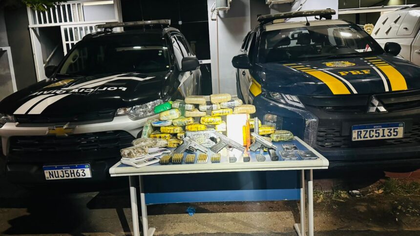 Operação Vetor 174: ação da polícia desarticula organização criminosa, prende quatro suspeitos e apreende drogas, armas e veículos na capital