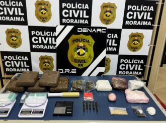 Seis pessoas são presas e mais de 50kg de drogas apreendidas durante operação em Boa Vista
