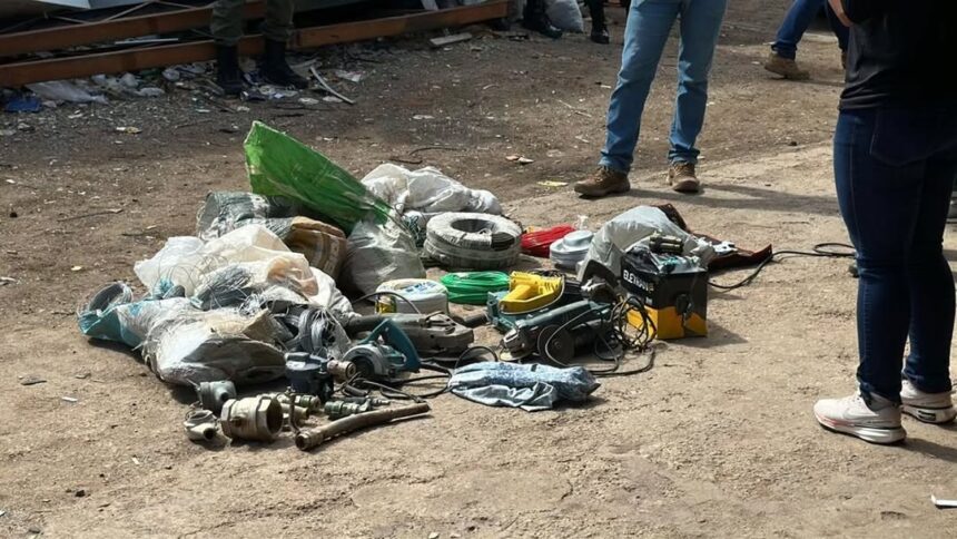 Operação fiscaliza ferros-velhos e apreende cobre de origem não comprovada em Boa Vista