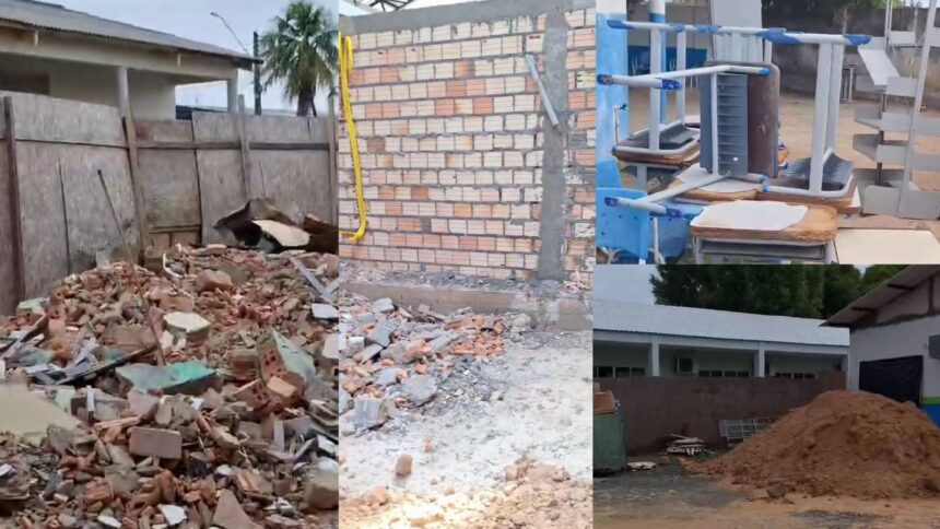 Estudantes da escola Hildebrando Ferro Bitencourt denunciam atraso na reforma