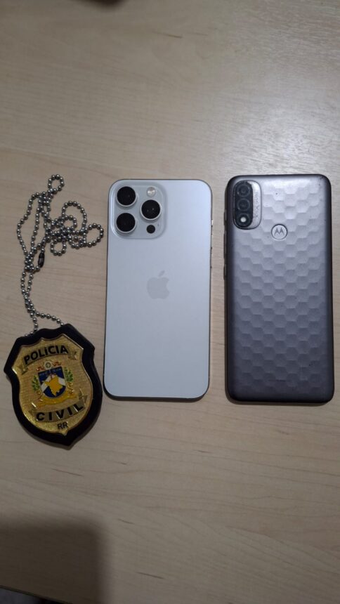 Celular furtado de dentro de instituição pública de Mucajaí é localizado após rastreamento