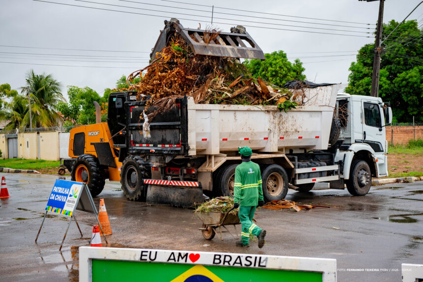 Equipes da Patrulha da Chuva retiram cerca de 2.500 toneladas de resíduos em vias públicas nesta semana