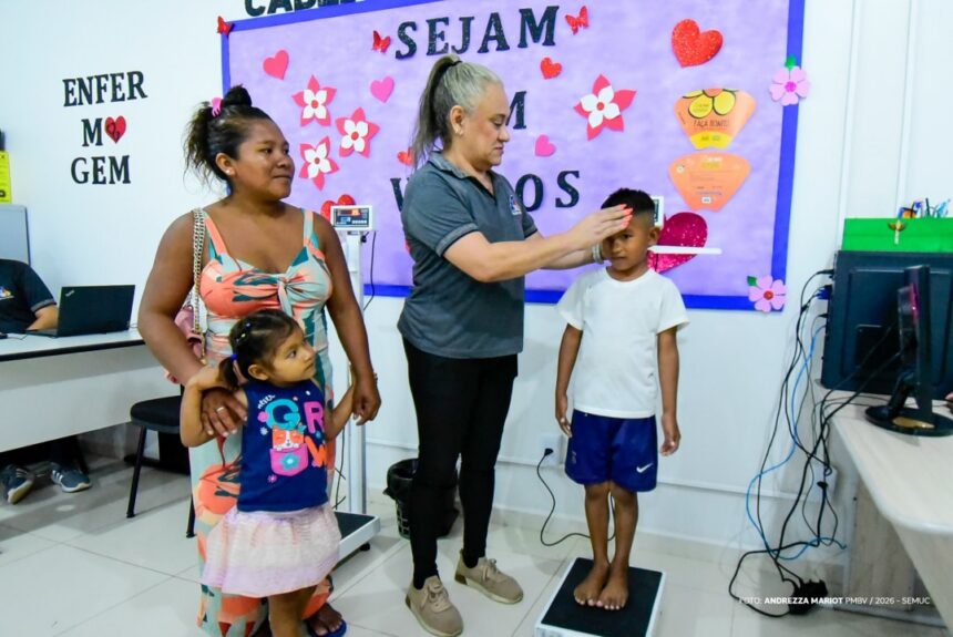 Ação no CRAS Cauamé reúne vacinação, pesagem e atualização do CadÚnico para moradores de Boa Vista
