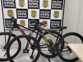 Jovem é preso e adolescente é apreendido com bicicletas furtadas em Boa Vista
