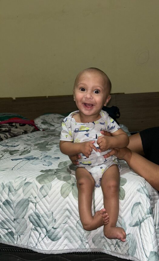 Família de bebê roraimense com deformidade rara nos pés e escoliose promove ‘vakinha online’ para arrecadar R$ 7 mil de tratamento e estadia em Brasília