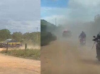 Perseguição da PRF em operação contra o garimpo na TI Raposa Serra do Sol termina com suspeito preso