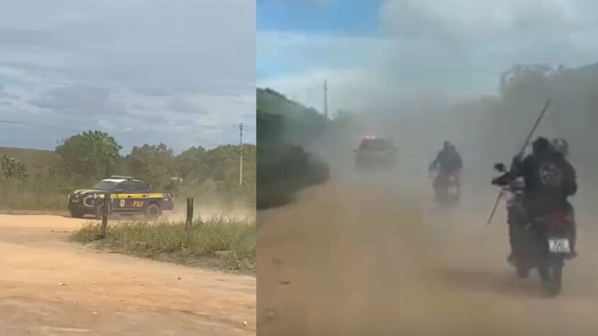 Perseguição da PRF em operação contra o garimpo na TI Raposa Serra do Sol termina com suspeito preso