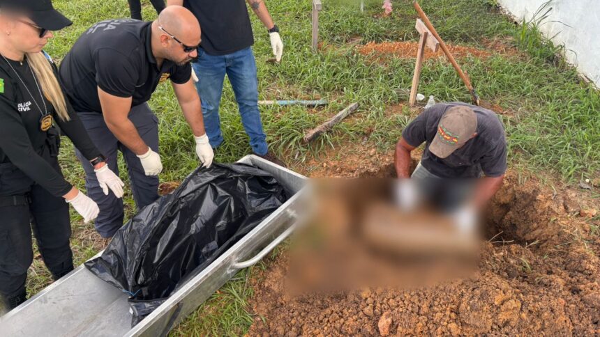 Corpo de bebê é exumado para investigação de suposta negligência médica na maternidade de Rorainópolis