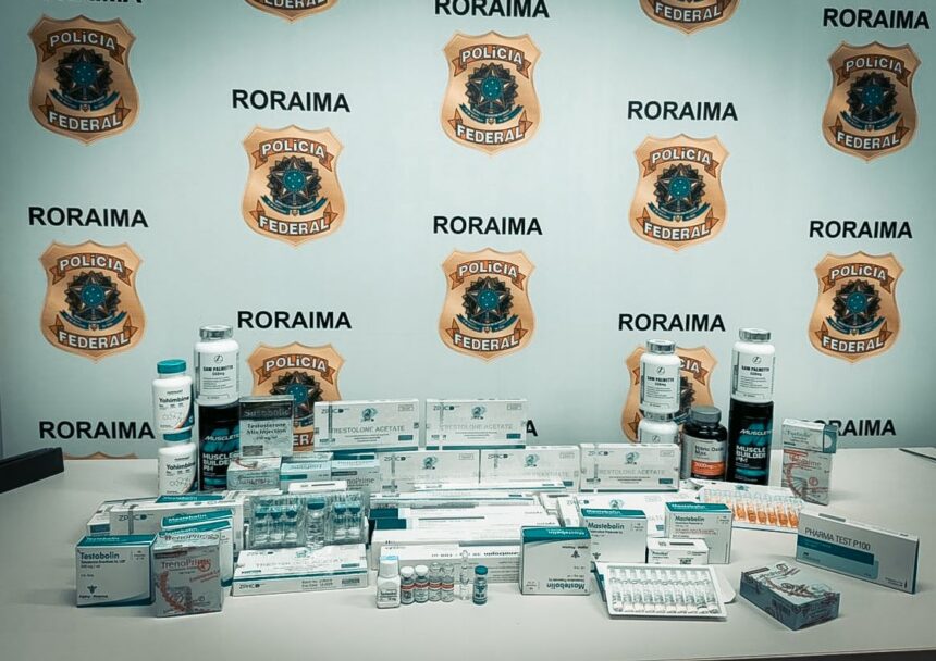 PF prende dois passageiros no Aeroporto de Boa Vista por contrabando de anabolizantes e medicamentos para emagrecer