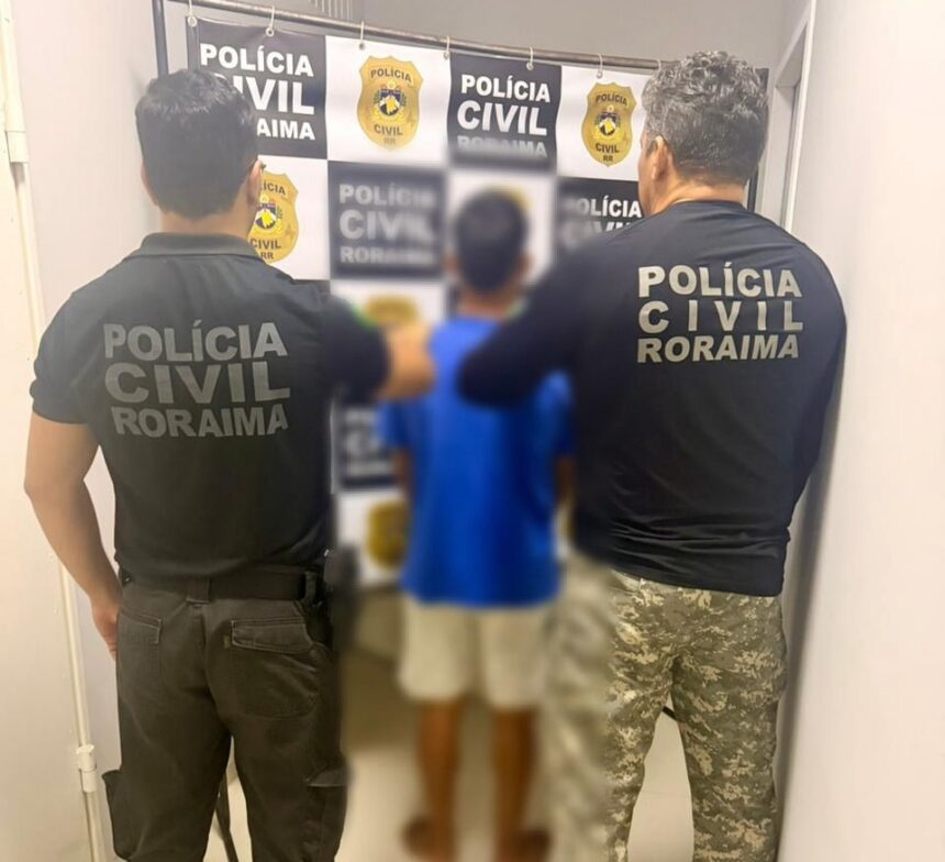 Homem que agrediu o irmão de 13 anos com pedaço de madeira é preso