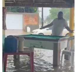 Boa Vista registra vários pontos de alagamento durante fortes chuvas desta quinta-feira