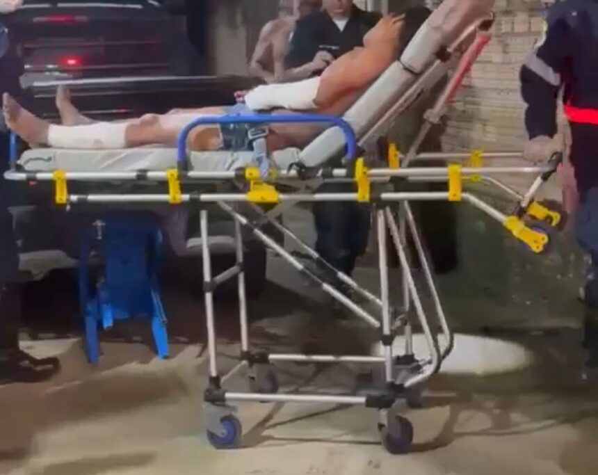 Jovem pula muro de residência e acaba atacado por quatro  Pitbulls no bairro Centenário