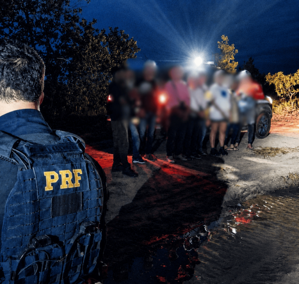 Nove imigrantes são resgatados pela PRF na BR 401 em Roraima