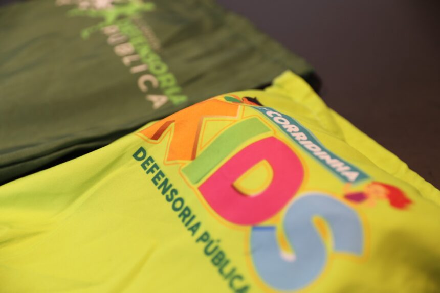 Defensoria inicia entrega kits da Corrida de Rua e Corridinha Kids nesta quinta-feira, 4