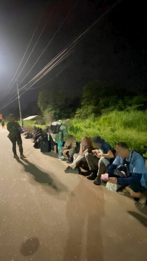 Operação do Exército resulta em 41 migrantes irregulares conduzidos à Polícia Federal