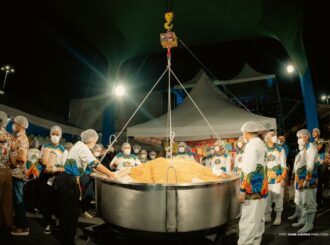 Maior Paçoca do Mundo bate mais um recorde e atinge marca de 1.593,5 kg