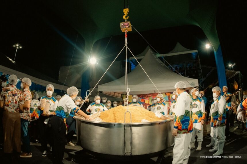 Maior Paçoca do Mundo bate mais um recorde e atinge marca de 1.593,5 kg