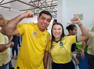 Soldado Sampaio vota na Escola Raimunda Nonato, em Boa Vista