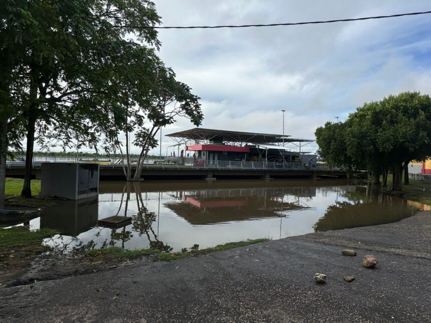 Serviço Geológico do Brasil emite alerta de inundação para o rio Branco em Boa Vista e Caracaraí