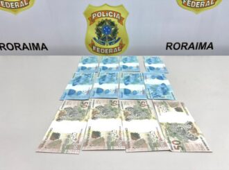 Polícia Federal prende homem com notas falsas de R$ 100 e R$ 50