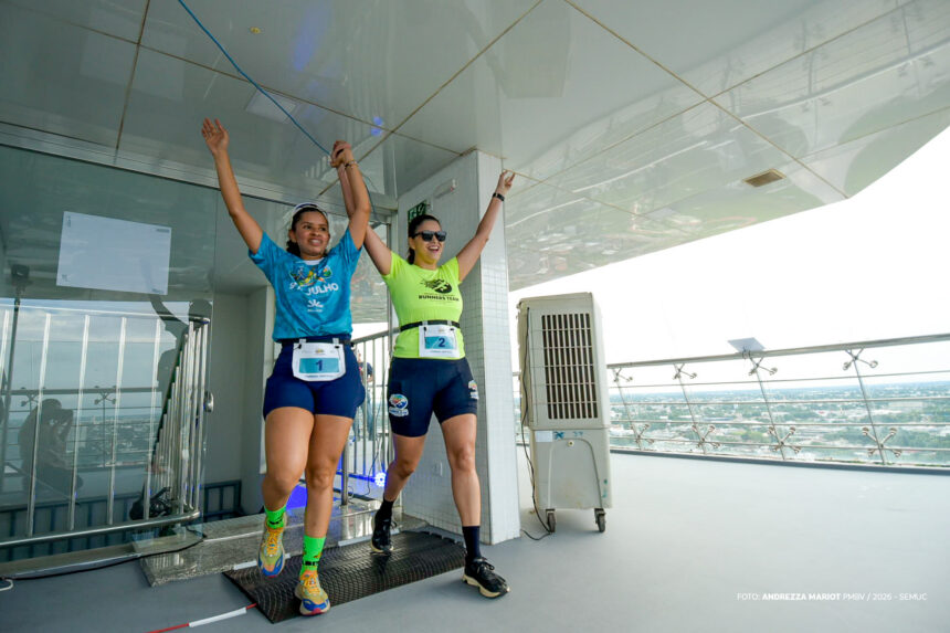 Corrida Vertical marca encontro entre esporte e turismo no Mirante Edileusa Lóz
