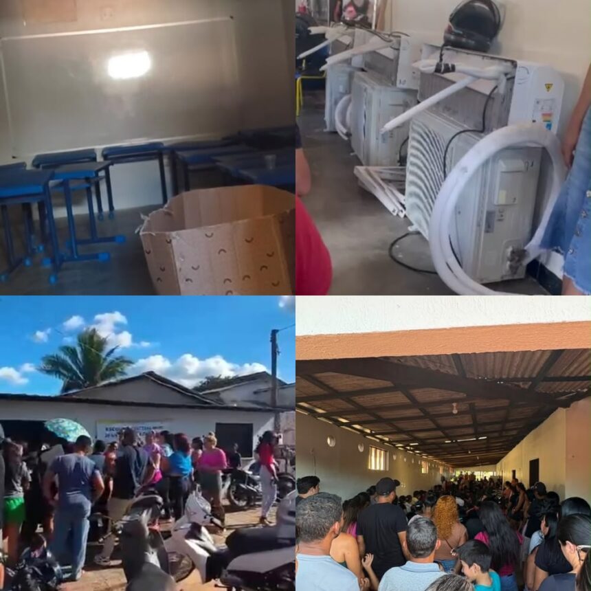 Pais apontam falta de estrutura em casas alugadas para abrigar alunos durante reforma de escola municipal em Rorainópolis
