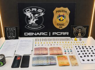 Quatro pessoas são presas por tráfico de drogas em região de “favelinha”, em Boa Vista