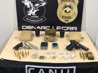 Operação Desarme apreende armas, munições e drogas em Boa Vista