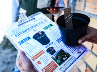 Começou o mapeamento de casas para implantação de armadilhas de Aedes aegypti em Boa Vista