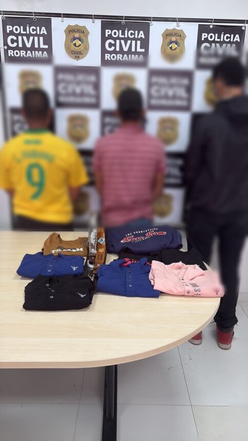 Jovem é preso por furto em loja de roupas e outros três por receptação